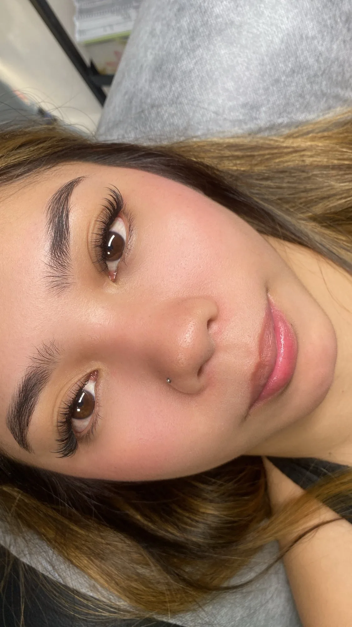 Lash extensions open eyes Perth WA - Lash Magnifique Aubin Grove