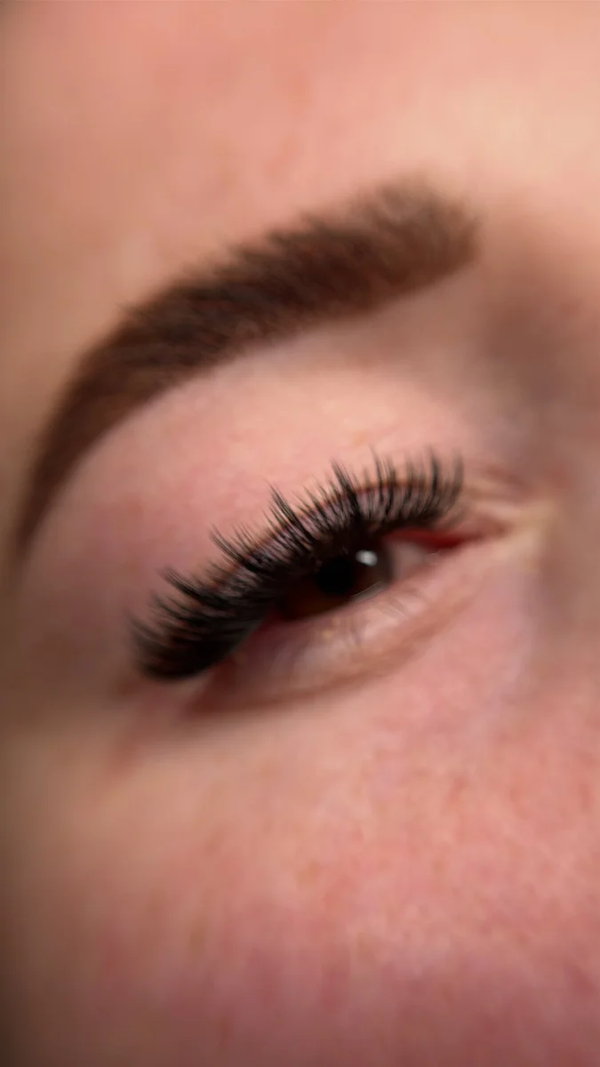 Natural lash extensions closed eye Perth - Lash Magnifique